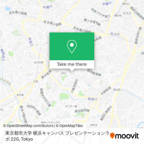 東京都市大学 横浜キャンパス プレゼンテーションラボ 22G map