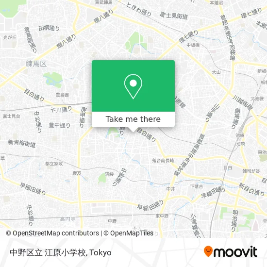 中野区立 江原小学校 map