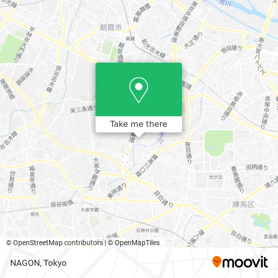 How To Get To Nagon In 練馬区 By Bus Or Metro