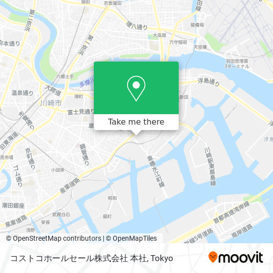 コストコホールセール株式会社 本社 map