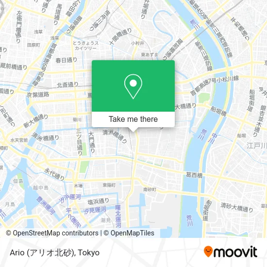 Ario (アリオ北砂) map