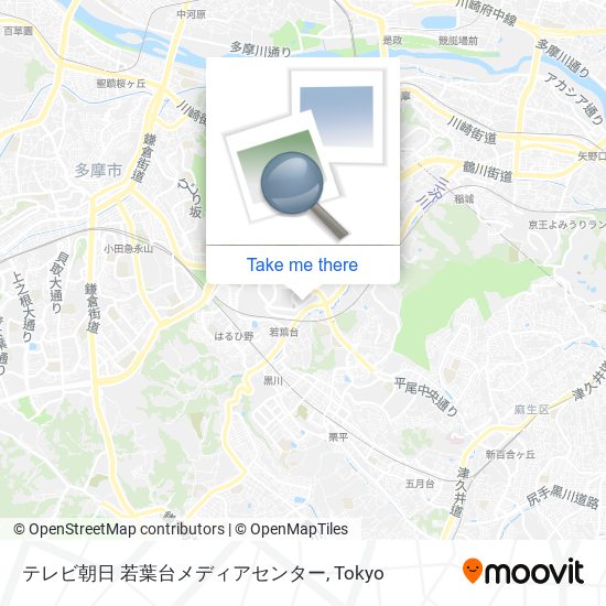 テレビ朝日 若葉台メディアセンター map