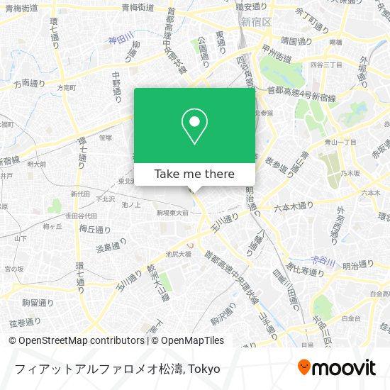 フィアットアルファロメオ松濤 map