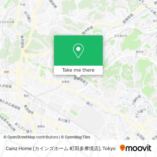 How To Get To Cainz Home カインズホーム 町田多摩境店 In 八王子市 By Bus Or Metro