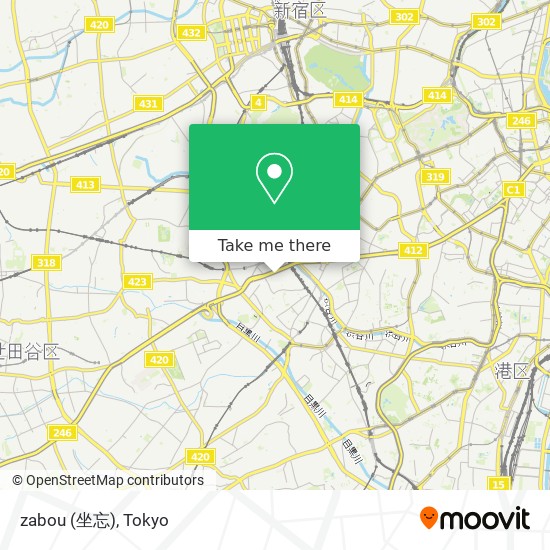 zabou (坐忘) map