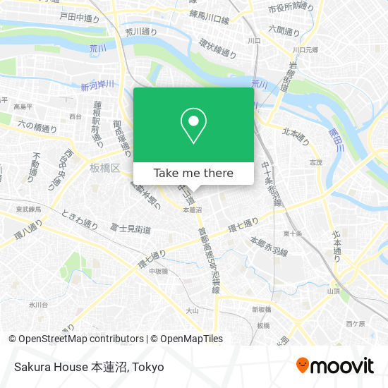 Sakura House 本蓮沼 map