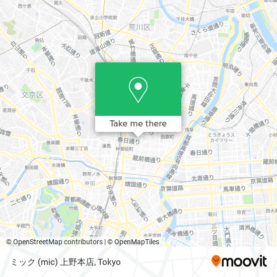 ミック (mic) 上野本店 map