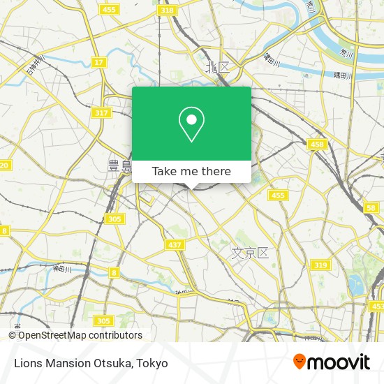 Lions Mansion Otsuka map