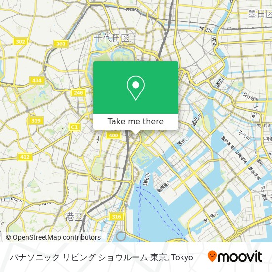 How To Get To パナソニック リビング ショウルーム 東京 In 港区 By Bus Or Metro