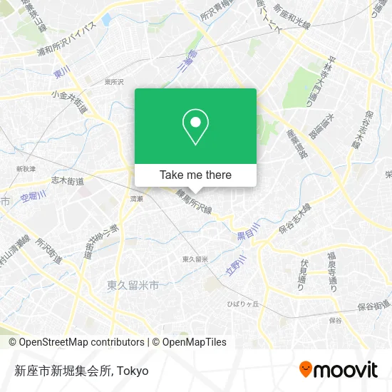 新座市新堀集会所 map