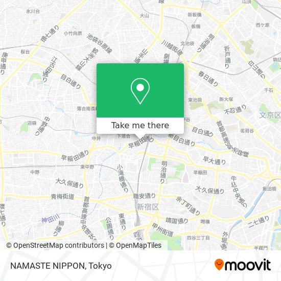 NAMASTE NIPPON map