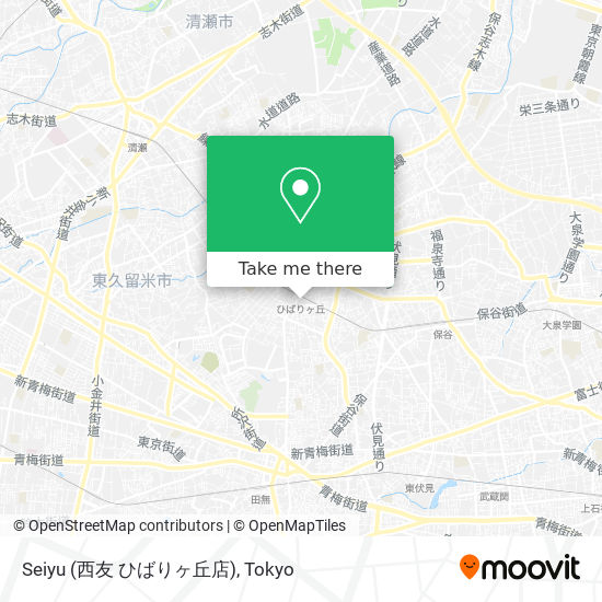 Seiyu (西友 ひばりヶ丘店) map