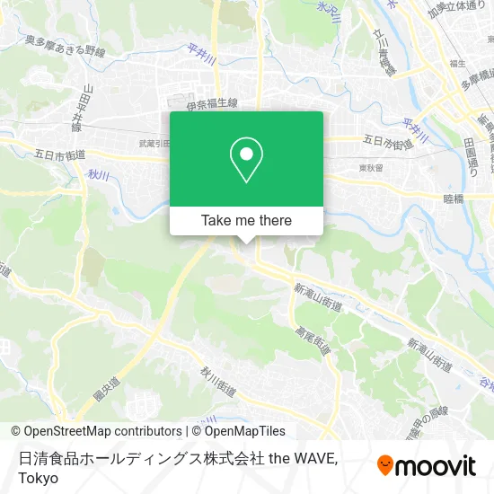 日清食品ホールディングス株式会社 the WAVE map