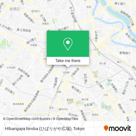 HIbarigaya hiroba (ひばりがや広場) map