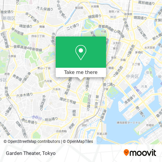 Garden Theater map