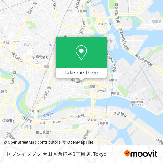 セブンイレブン 大田区西糀谷3丁目店 map