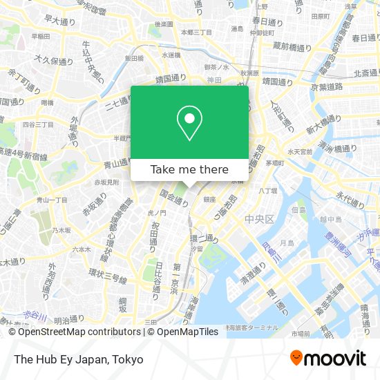The Hub Ey Japan map