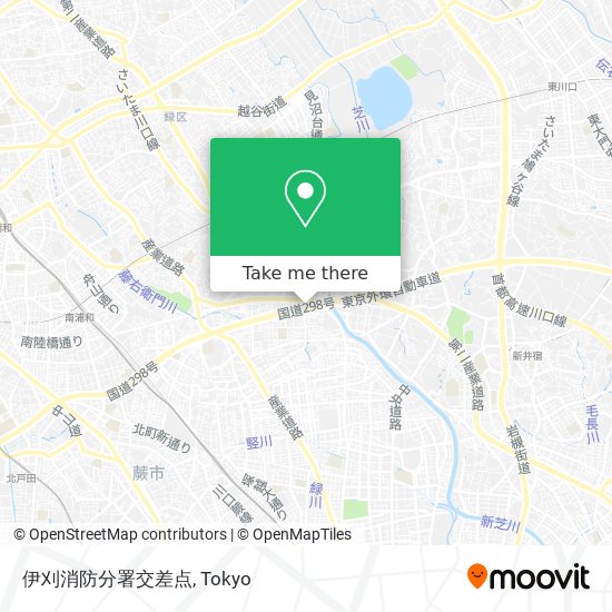 伊刈消防分署交差点 map