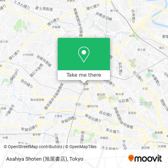 Asahiya Shoten (旭屋書店) map