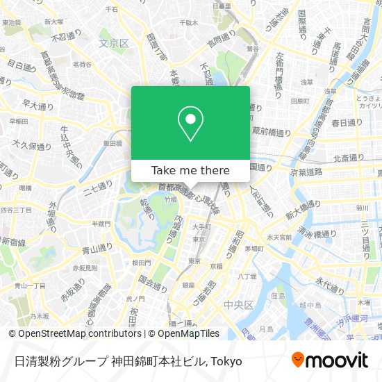 日清製粉グループ 神田錦町本社ビル map