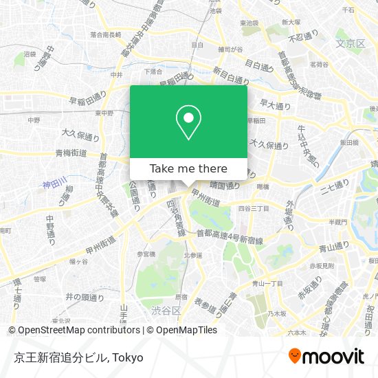 京王新宿追分ビル map