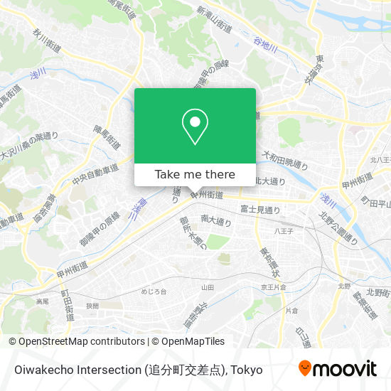Oiwakecho Intersection (追分町交差点) map