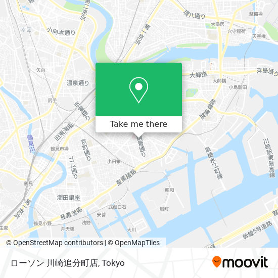 ローソン 川崎追分町店 map