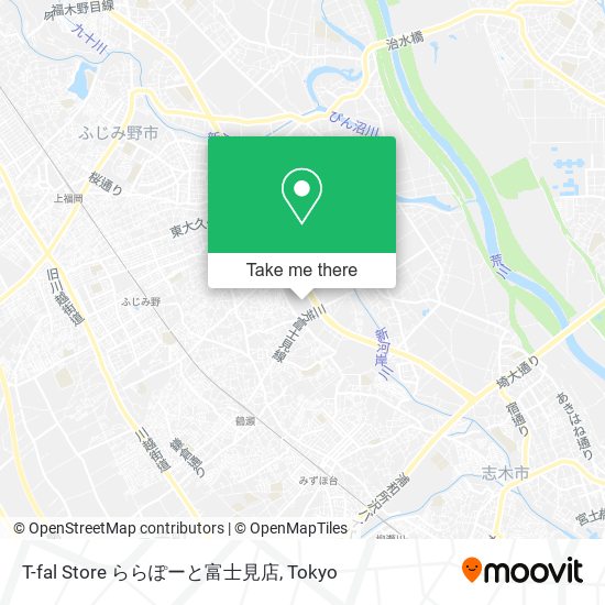 T-fal Store ららぽーと富士見店 map
