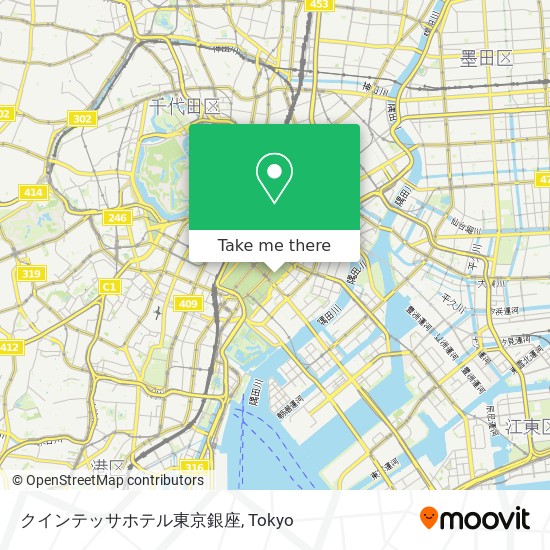 クインテッサホテル東京銀座 map