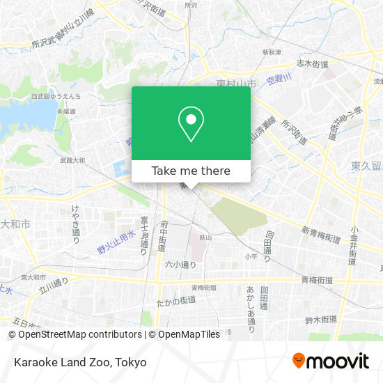 Karaoke Land Zoo map