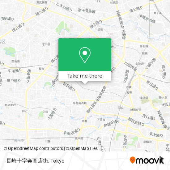 長崎十字会商店街 map