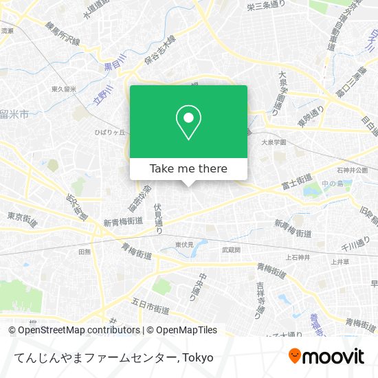 てんじんやまファームセンター map