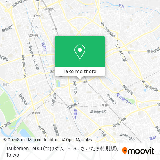 Tsukemen Tetsu (つけめんTETSU さいたま特別版) map