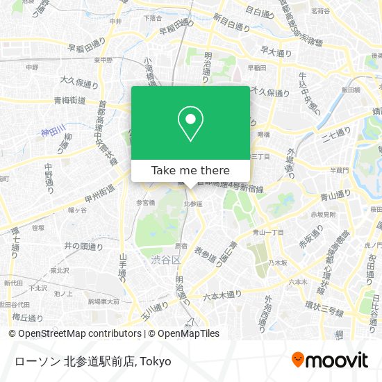 ローソン 北参道駅前店 map