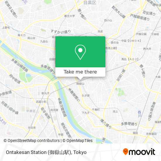 Ontakesan Station (御嶽山駅) map