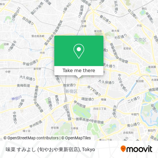 味菜 すみよし (旬やおや東新宿店) map