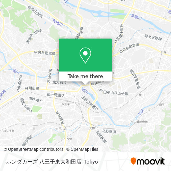 ホンダカーズ 八王子東大和田店 map