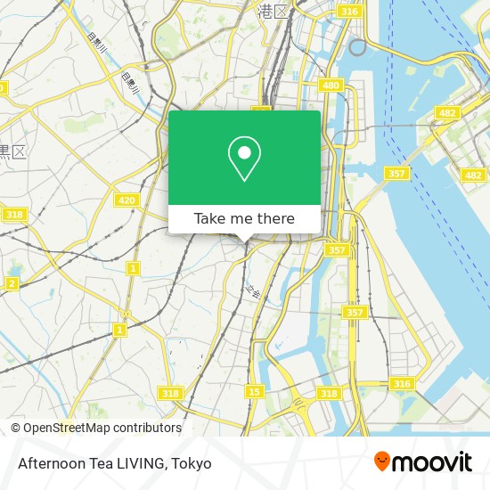 Afternoon Tea LIVING map
