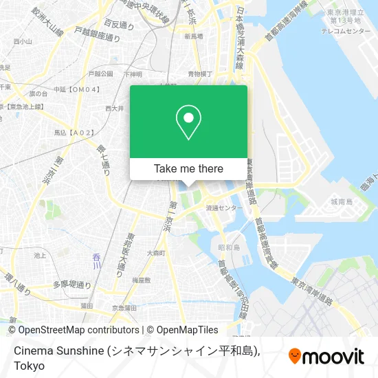 Cinema Sunshine (シネマサンシャイン平和島) map