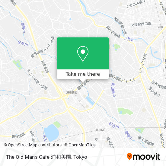 The Old Man's Cafe 浦和美園 map