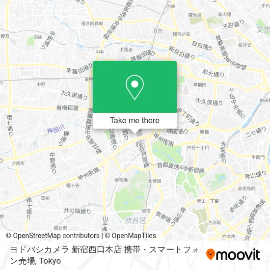 ヨドバシカメラ 新宿西口本店 携帯・スマートフォン売場 map