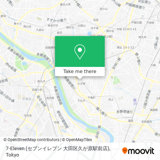 7-Eleven (セブンイレブン 大田区久が原駅前店) map