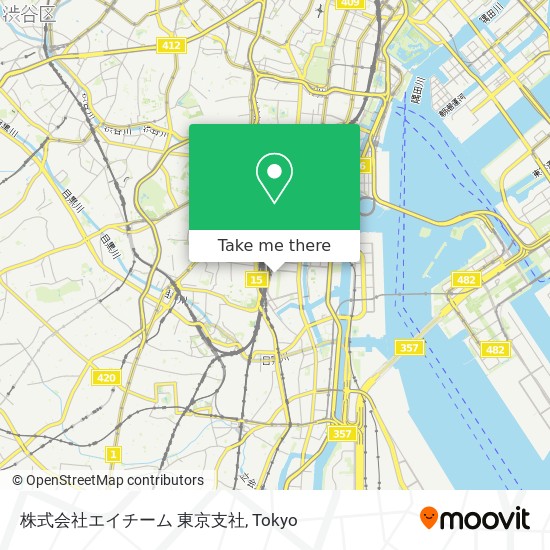 株式会社エイチーム 東京支社 map