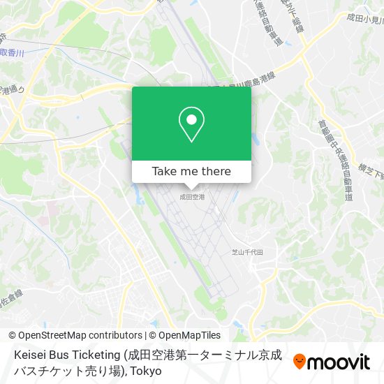 Keisei Bus Ticketing (成田空港第一ターミナル京成バスチケット売り場) map