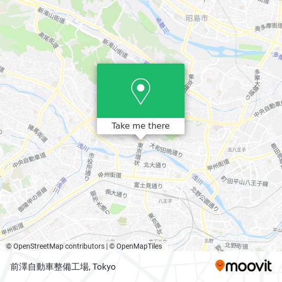 前澤自動車整備工場 map