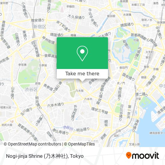 Nogi-jinja Shrine (乃木神社) map