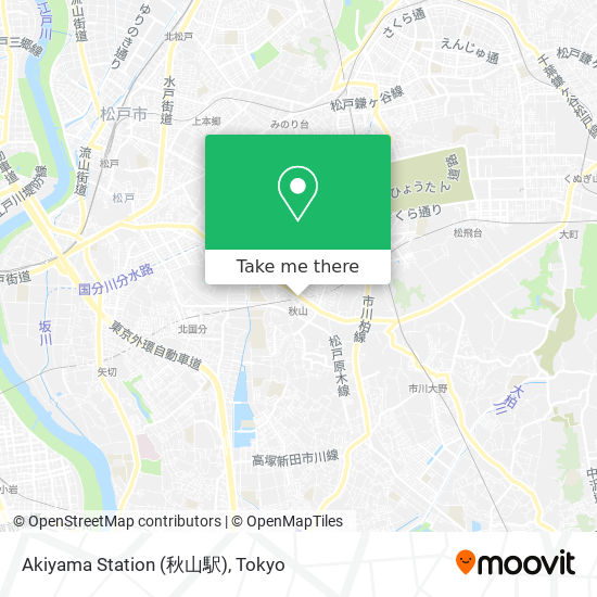 How To Get To Akiyama Station 秋山駅 In 松戸市 By Metro Or Bus Moovit