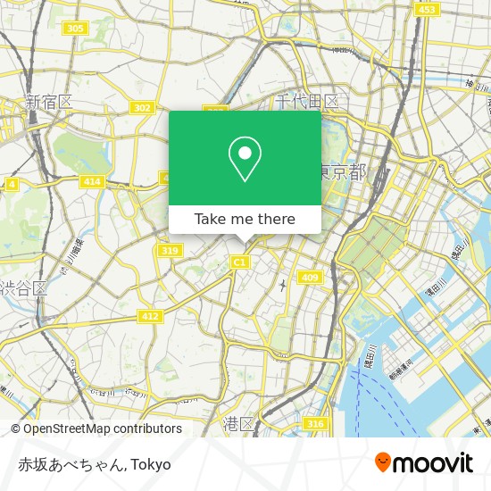 赤坂あべちゃん map