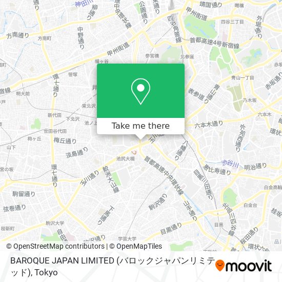 BAROQUE JAPAN LIMITED (バロックジャパンリミテッド) map