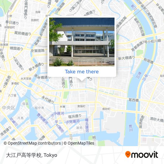 大江戸高等学校 map